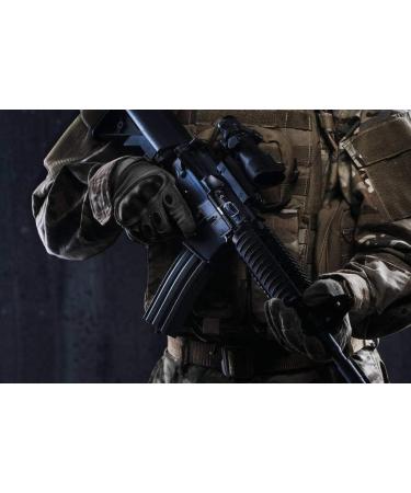 Military Tactical Gloves | Full Finger Army Airsoft Paintball Motorcycle Riding Gloves - Medium - Buy Online on GoSupps.com