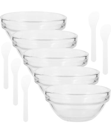 Kichvoe Toning Mask Tool Set - DIY Glass Mixing Bowl & Stirring Tools for Facial Masks | Salon Quality Beauty Supplies - Buy Online on GoSupps.com