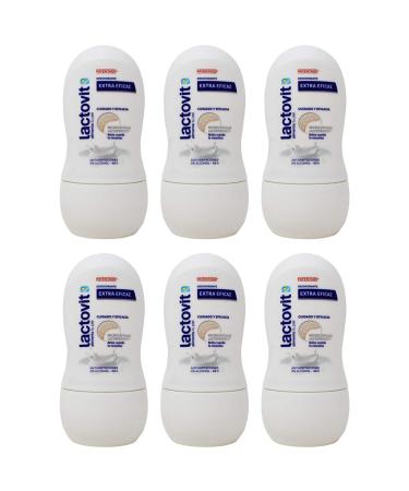 Lactovit Roll-on Deodorant Deo Double Vitamins of Milk 50ml Pack of 6