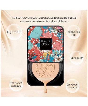 JTLB Mushroom Head Air Cushion BB Cream Concealer Moisturizing BB Cream Makeup Base Primer (01) - Buy Online on GoSupps.com