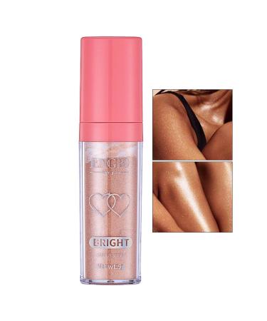 Fairy Highlight Patting Powder - Fairy Highlight Patting Powder Highlighter - Three-Dimensional Powder Makeup Brighten Makeup Blusher for Face&Body&Hair 9g Uaxiu 03#bronze