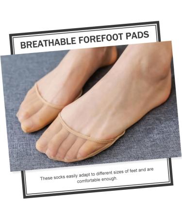 FRCOLOR 10 Pairs Half Socks Half Women's High Heels Reusable Toe Socks Wear-resistant Metatarsal Pad Breathable Five Toe Socks Accessories Stockings Miss Cotton - Buy Online on GoSupps.com