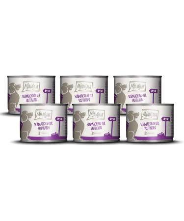Mjamjam Premium Wet Dog Food - Tasty Turkey with Carrot & Good Turkey with Rice & Zucchini (6 x 200g) - International Shipping Available - Buy Online on GoSupps.com