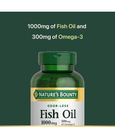 Nature's Bounty Fish Oil 220 Count Unflavored 220 Count (Pack of 1) - Buy Online on GoSupps.com