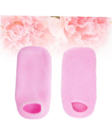 Ipetboom 1 Pair Dry Heel Spa Socks Spa Gel Socks Moisture Socks Gel Lining Socks Cotton Spa Socks Gel Dry Feet Socks Cotton Oil Socks Moisturizing Socks Pink Miss at Home - Buy Online on GoSupps.com