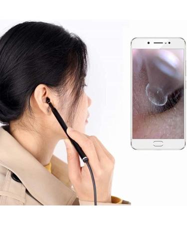 KouRy Ear Wax Removal Tool HD Otoscope for Android & PC Clear View Ear Camera with LED Lights Ear Endoscope & Wax Remover Ultimate Ear Cleaning Solution (Black - Buy Online on GoSupps.com