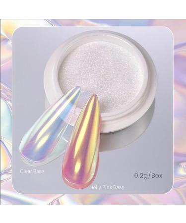 Buy Mermaid Chrome Pigment Dust - Neon Aurora Nail Art Glitter Powders for DIY Manicure & Acrylic Decoration - Buy Online on GoSupps.com