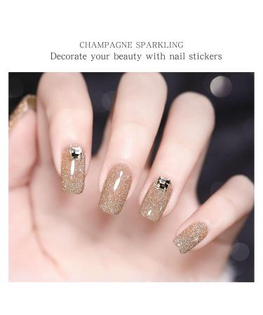 JMEOWIO Nail Foil Glitter - Self-Adhesive Solid Color Gel Nail Stickers for Stunning Nail Designs | International Shipping - Buy Online on GoSupps.com