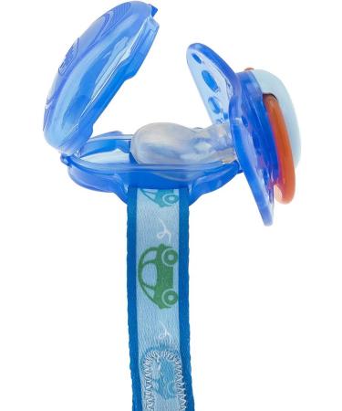 Buy Chicco Pacifier Strap with Teat Protection | Clip & Velcro | Blue | 1 Piece for International Shipping - Buy Online on GoSupps.com