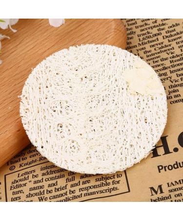 50 Pcs Natural Loofah Sponge Exfoliator Scrubber Pads for Face & Body Cleansing - Buy Online on GoSupps.com