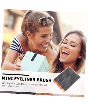 Gogogmee 100pcs Disposable Eyeliner Brush Eye Makeup Brush Eyeliner Applicator Cosmetic Brush Black Plastic - Buy Online on GoSupps.com