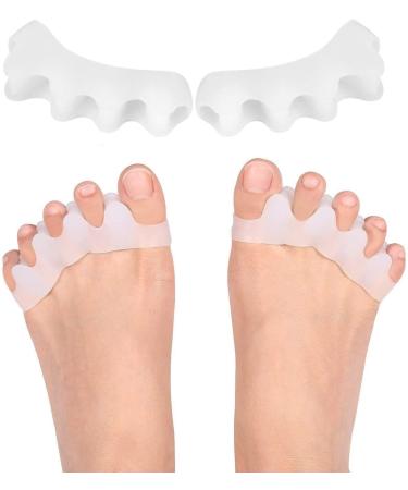 Buy Silicone Toe Separators for Hallux Valgus & Hammer Toe Relief - 4 Pieces for Foot Pain Relief - International Shipping Available - Buy Online on GoSupps.com