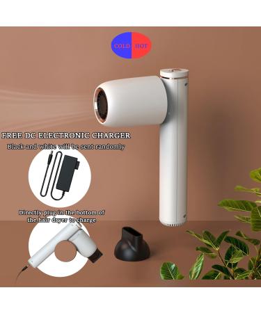 N/A Cordless Hair Dryer Rechargeable Cordless Blow Dryer Battery Powered Silent Hair Dryer 15600 mAh Adjustable Hot/Cold for Student Dormitory Children Pet - Buy Online on GoSupps.com