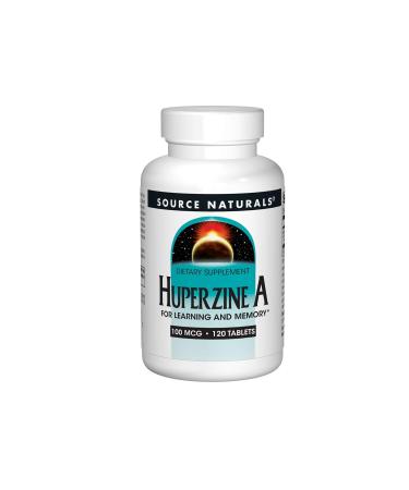 Source Naturals Huperzine A 100 mcg 120 Tablets - Buy Online on GoSupps.com