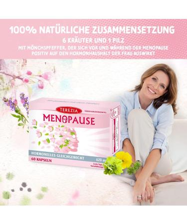 Terezia Menopause Support | Hormonal Balance & Women s Cycle | 620mg 60 Capsules | Boost Mobility & Flexibility - International Shipping Available - Buy Online on GoSupps.com
