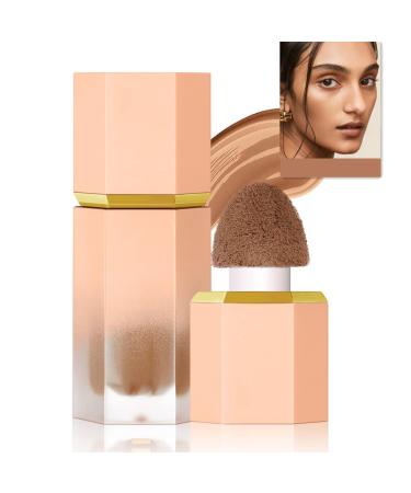 Liquid contour makeup concealer-built-in sponge concealer sculping facial makeup long-lasting waterproof creamy bronzer smooth natural matt liquid contour ( #101 golden sun) 1 ml (1 Pack) #101 golden sun - Buy Online on GoSupps.com