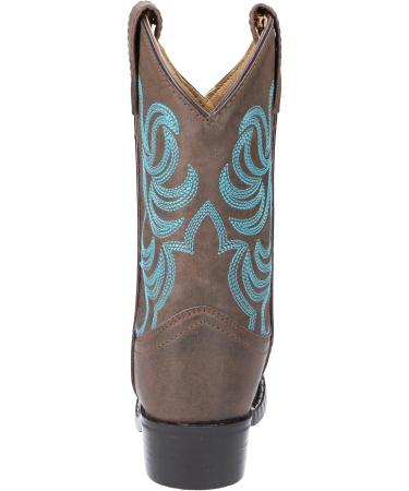 Smoky Mountain Boy's Monterey Western Boots Cowboy 6 - Toddler Brown/Blue - Buy Online on GoSupps.com