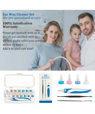 Q-Grips Earwax Remover Kit - 3-in-1 Safe Silicone Tool with 16 Replacement Tips for Adults & Kids - Buy Online on GoSupps.com