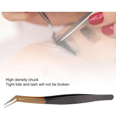 Buy Curved Stainless Steel Eyelash Extension Tweezers | Professional Lace & Eyebrow Tweezers for Salons & Home Use | International Shipping - Buy Online on GoSupps.com
