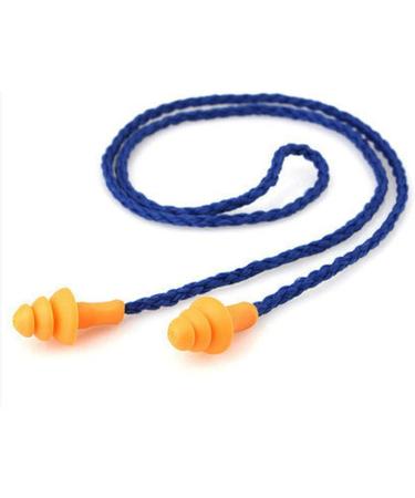 Waterproof earplugs 10Pcs Soft Silicone Corded Ear Plugs Ears Protector Reusable Hearing Protection Noise Reduction Earplugs Earmuff Easy to use and Durable - Buy Online on GoSupps.com