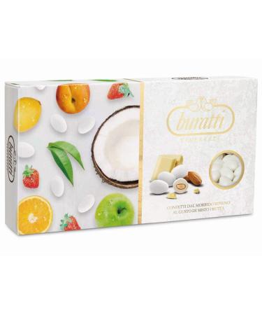 Buratti Confetti Almond Sugared Almond Chocolate Covered Tenderness Fruit Varied White 1kg
