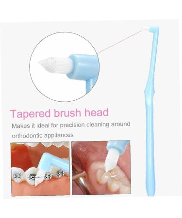 2 Pack Tufted Interspace Toothbrushes - Soft Trim for Orthodontic Bridges & Detail Cleaning - Buy Online on GoSupps.com