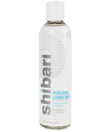 Shibari Personal Lubricant - Water Based 8oz Bottle Water Based Formula 8 Fl Oz (Pack of 1)