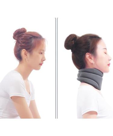 Neck Brace for Neck Pain and Support for Women Men - Cervical Collar - Soft Neck Brace for Pinched Nerve - Vertebrae Whiplash Wrap for Posture Sleeping - Spinal Support and Spine Pressure yl-105023( Grey - Buy Online on GoSupps.com