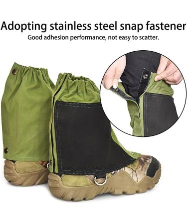Mioyoow Waterproof Short Gaiters for Hiking - Low Ankle Protection Corded Shoegap Coverage - Ideal for Outdoor Adventures - Buy Online on GoSupps.com