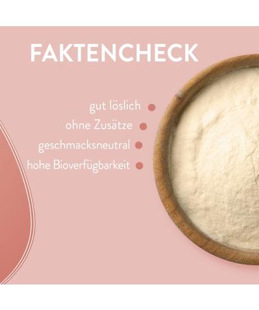 BORCHERS Collagen powder 200 g premium collagen hydrolyzate collagen peptide type 1 & 3 easily soluble without genetic engineering without added sugar skinglow routine 200g 1er Pack - Buy Online on GoSupps.com