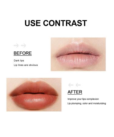 Plumping Lip Balm: Hydrating Tinted Lip Polish for Dry, Cracked Lips - Deep Nourishing Moisturizing Lip Gloss (Brown Vermeil) - Buy Online on GoSupps.com