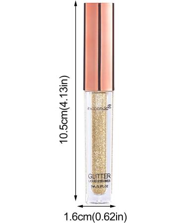 Colorful Metallic Glitter Liquid Eye Liner Long Lasting High-Pigmented Face Lips Art Eyeshadow Stick for Party Festival Makeup 3 ml (Orange One Size) 1 count (Pack of 1) Orange - Buy Online on GoSupps.com