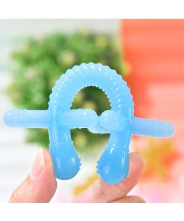 Goowafur Silicone Biting Toys for Children | Multi-Bit Bite Rings for 3-12 Months | Dental Relief Teething Toys - Buy Online on GoSupps.com