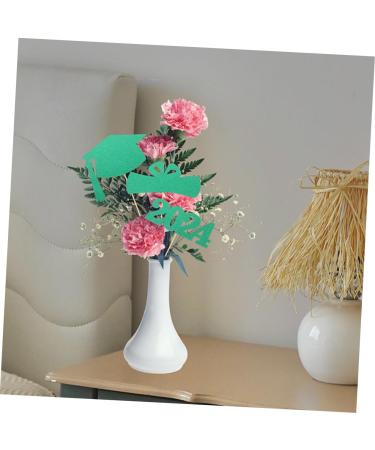 Lurrose 2023 Graduation Vase Picks 9pcs Party Decorations Desktop Paper Party Supplies Decorative Vase Decor - Buy Online on GoSupps.com