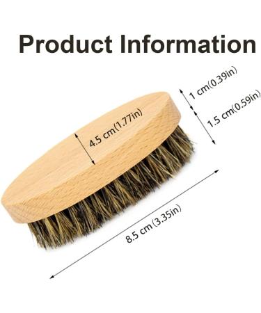 Buy BART B rste Beard Brush for Men - Wild Boar Bristles | Ultimate Beard Care Tool | Portable & Stylish - Buy Online on GoSupps.com