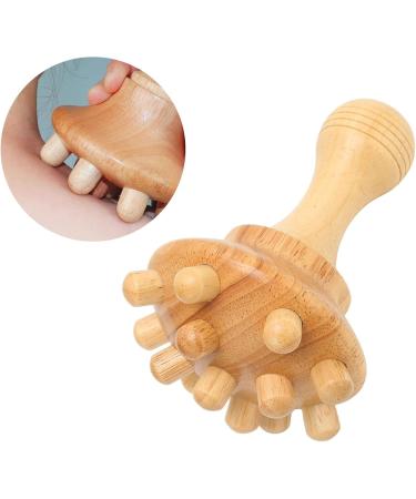Wooden Octopus Massager - Handheld Stress Relief & Wooden Therapy for Back Neck and Shoulders - Reduces Cellulite - Buy Online on GoSupps.com