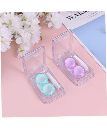 Buy Per Compris 2-Pack Mini Contact Lens Case with Mirror - Perfect for Colored Lenses & Travel - Invisible Lens Holder & Box Included - Buy Online on GoSupps.com