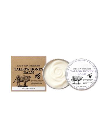 rabuu Honey Hydrating Cream For Face & Body - Intense Moisturizer Skin Barrier Support Daily Nourishing Care Softens & Protects Dry