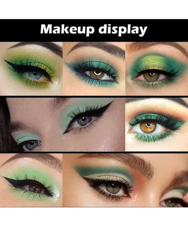 AMY'S DIARY 16-Color Green Glitter Eyeshadow Palette for Long-Lasting and Colorful Eye Makeup - Perfect for Christmas Women Girls - Buy Online on GoSupps.com