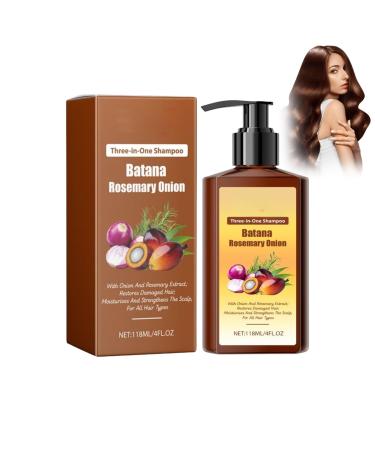 3in1 nourishing conditioning shampoo hair growth shampoo with rosemary batana Onion for men and women reduces hair loss 1 piece