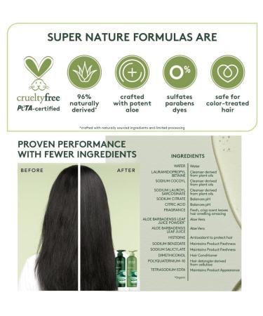 Super Nature Potent Aloe Gentle Moisture Shampoo 30 fl oz - Hydrating Formula, 1 Count - Buy Online on GoSupps.com