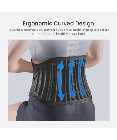 Decompression Back Belt - Lumbar Support Device for Lower Back Pain Relief | Spine Reset & Back Traction for Men & Women (Large 42-53 - Buy Online on GoSupps.com