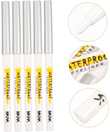 Baluue 25 Pcs White Lying Silkworm Pen Eye Shadow Cosmetics Supplies Eye Shadow Makeup Cosmetics Abs - Buy Online on GoSupps.com