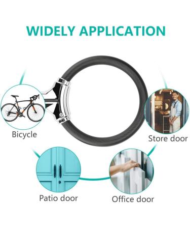 Allnice Mini Bike Lock Cable - Portable Anti-Theft Bicycle Lock for Security - Zinc Alloy Waterproof Travel Luggage and Helmet Lock - Buy Online on GoSupps.com