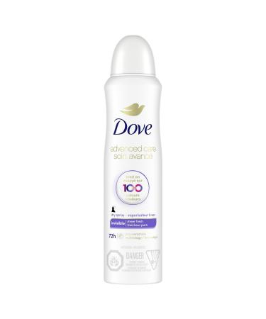 Dove Invisible Dry Spray Antiperspirant for sweat protection Sheer Fresh antibacterial odour protection 107 g