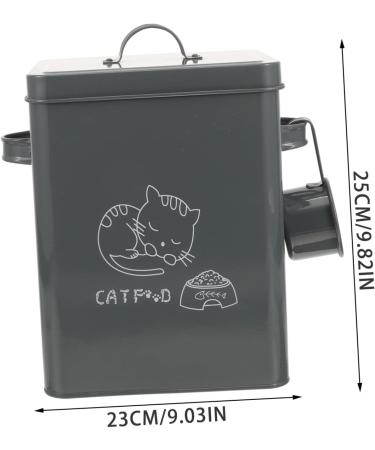 Amosfun 1 Set Simple Laundry Box Storage Box Flour Dispenser Enamelware Laundry Holder Grey Iron - Buy Online on GoSupps.com