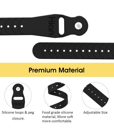 Buy Acupressure Travel Bracelets | Relieve Nausea & Motion Sickness | Black Bracelet Pair - Buy Online on GoSupps.com