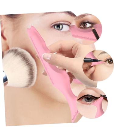 FOMIYES 2pcs Silicone Beauty Ruler Stamp Eyeliner Eye Makeup Girl Stickers Silicone Eyeliner Pads Eyeliner Stamp Mascara Lash Guard Silicone Eyeliner Girl Makeup Tools Pink 15X4.15CMx2pcs Pinkx2pcs - Buy Online on GoSupps.com