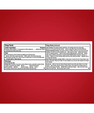 Aspercreme Arthritis Pain Relief Gel 50g - Prescription Strength Non-Steroidal Anti-Inflammatory - Buy Online on GoSupps.com