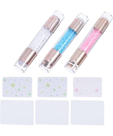 3 Sets Nail Stamp Kit - DIY Silicone Nail Art & Gel Polish - Perfect for Stunning French Nails - Buy Online on GoSupps.com